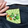 thumbnail image 5 of Super Mario Yoshi Leather Wallet for Men Women Two Fold Purse Slim Cash Card Holder Bag, 5 of 7