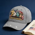 thumbnail image 4 of WKSCLPAI 250 Anniversary USA Hat, Eagle Liberty Cross United States 250th Anniversary Hat, American Flag Printed Patriotic Cap 250 Years Baseball Cap(Gray), 4 of 5