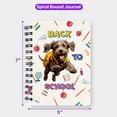 thumbnail image 5 of Back to School Cute Wirehaired Pointing Griffon Spiral Bound Journal Dog Lover 5x7in Spiral Notebook - 13010, 5 of 5