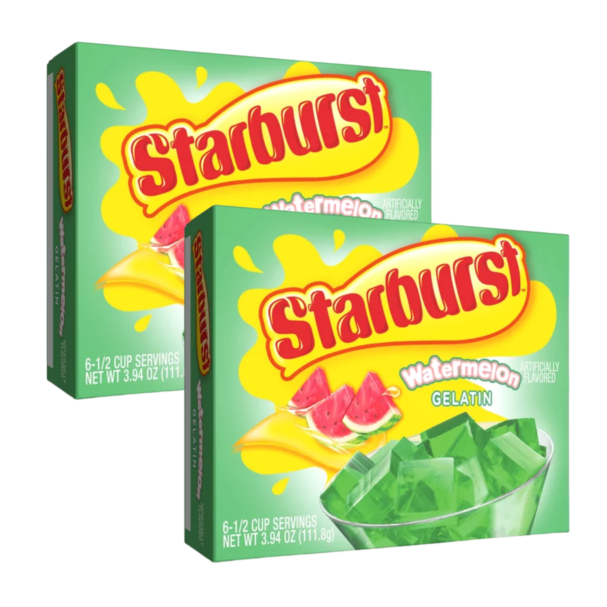 Starburst Watermelon Gelatin Mix Flavored Gluten and FatFree for Kids