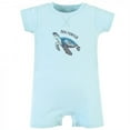 thumbnail image 3 of Touched by Nature Unisex Baby Organic Cotton Rompers, Endangered Sea Turtle, 9-12 Months, 3 of 4