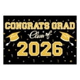 thumbnail image 1 of Graduation Decorations, Ngxiha 2026 Graduation Decorations Congrats Grad Decor with Backdrop for Grad Party Decorations, 1 of 9