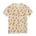 thumbnail image 6 of Toddler/Little Girls Cotton Blend girls daily wear clothing 24 Months 2t 3t 4t 5t 6t 7t Bunny Graphic Short Sleeve T-Shirt Gibobby,6-7 Years,Light Yellow, 6 of 6