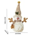 thumbnail image 3 of Vikszoy Stuffed Animals Under $10 Christmas New Fleece Printed Snowman Doll with Sharp Hat Christmas Party Decoration Christmas Gifts for Kids, 3 of 6