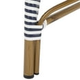 thumbnail image 3 of Pemberly Row Wicker Patio Dining Side Chair in Navy (Set of 2), 3 of 13