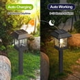 thumbnail image 4 of 10 Pack Solar Lights for Outside Walkway Pathway Driveway Outdoor Waterproof Led Landscape Lighting For Garden Yard Decor.(Warm white, 10), 4 of 7