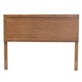 thumbnail image 3 of Bowery Hill Modern Rubber Wood/Engineered Wood Full Size Headboard in Walnut, 3 of 8