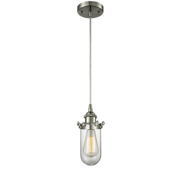 Innovations Lighting 516-1P Kingsbury Kingsbury 1 Light 6" Wide Mini Pendant - Nickel