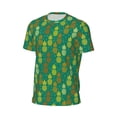 thumbnail image 5 of Rocae Pineapples1 for Men's Mesh Quick-Dry Short Sleeve Workout T-Shirt,Mens Crew Neck Tee Lightweight Soft Classic T Shirts Large, 5 of 9
