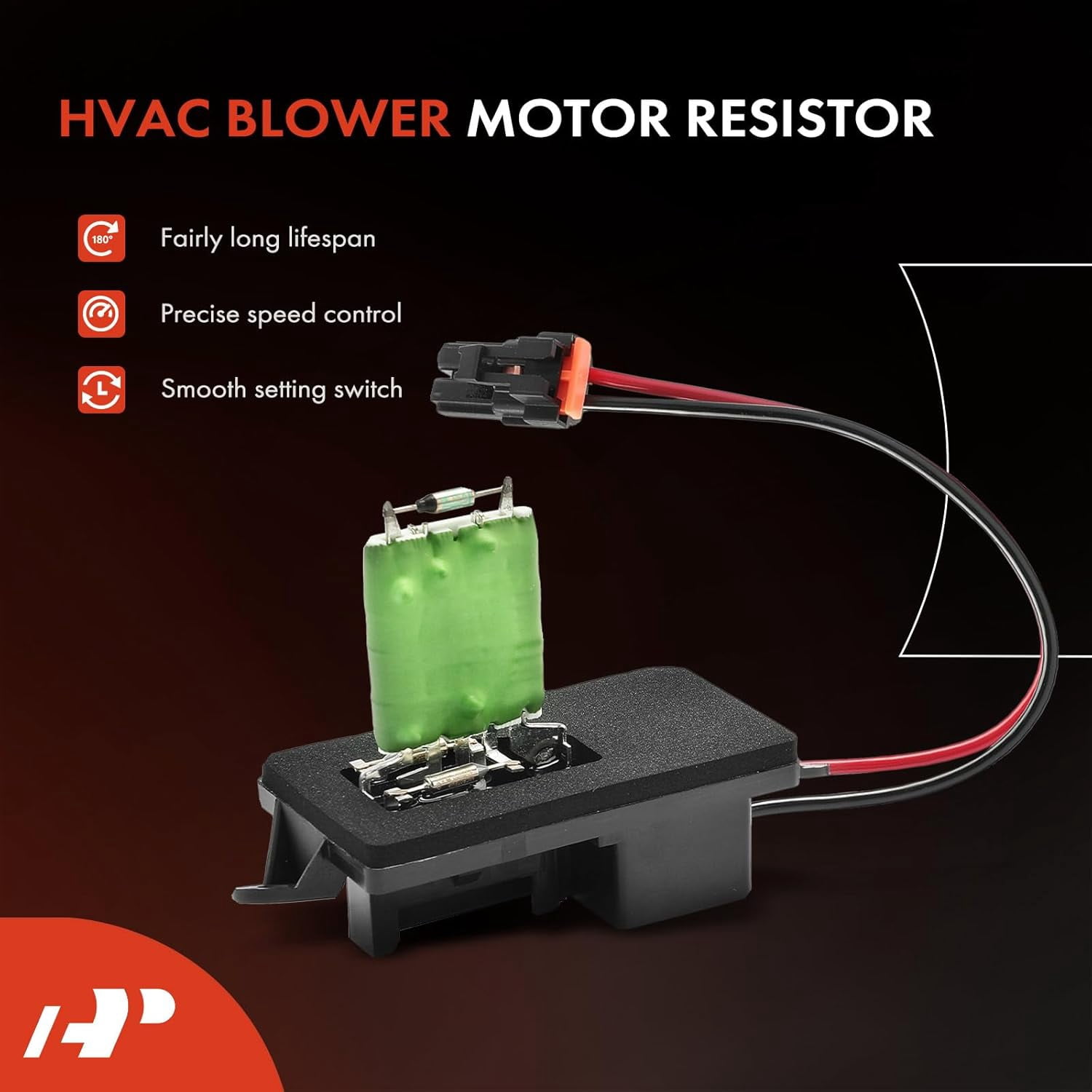 A-Premium Blower Motor Resistor Replacement for Chevrolet Silverado 1500 2500 HD 3500 Tahoe GMC Yukon Sierra 1500 2500 3500 Cadillac Escalade
