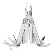 LEATHERMAN - Wave Plus with Cap Crimper Multitool with Premium Replaceable Wire Cutters and Spring-Action Scissors, Stainless Steel