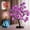 Purple, variant on Rose Tree Lamp, Artificial Bonsai Flower Night Light for Bedroom Living Room Party Wedding Birthday Decor, USB/Battery Powered