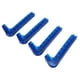 thumbnail image 5 of 4 protectores para patines de hielo, antideslizantes, de plástico suave, ajustables, cubiertas para patines de Hockey para el hogar, color azul, 5 of 8