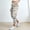 Grey, variant on Women's Cargo Pants High Waist Casual Lightweight Work Travel Hiking Outdoor Summer Cropped Pants With Pockets