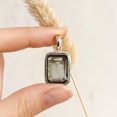 thumbnail image 2 of SATYAVIE JEWELLERY Smoky Quartz Gemstone Pendant for Women, 925 Sterling Silver pendant, Brown Gemstone Jewelry, Handamde Vintage Jewelry, 2 of 5