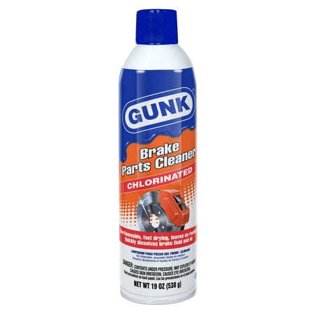 Gunk Chlorinated Brake Cleaner for All Vehicle Types, 19 oz