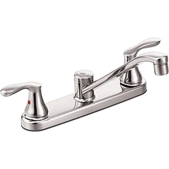 GIDDS-290885 Cornerstone Two Handle Kitchen Faucet, Chrome