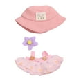 thumbnail image 1 of Accesorios para disfraces y vestidos de muñecas, ropa hecha a mano para pato de peluche de 15 cm. Rosa 3 piezas, 1 of 9