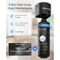 thumbnail image 3 of Waterdrop 10UA Under Sink Water Filter System, 8K Gallons High Chlorine Reduction Water Filtration System,Bad Taste & Odor, Under Counter Direct Connect to Kitchen Faucet, 3 of 10
