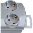 thumbnail image 3 of FlkwoH Primera-Line Power Strip Extension 10 Tomacorrientes, Plateado, 2 m, 3 of 5