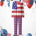thumbnail image 4 of GPOECD Tenues Assorties pour la Famille, Ensemble T-Shirt à Manches Courtes Col Rond Décontracté pour Parent-Enfant, Confortable et Polyvalent, Rouge, G, 4 of 4