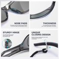 thumbnail image 4 of Gafas Deportivas RIVBOS RB831 Transparente con Lentes Gris/Azul, 4 of 6