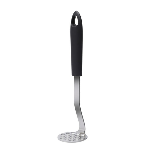 EGNMCR Vegetable Chopper Easy To Clean Stainless Steel Potato Masher For Mashed Potatoes, Sweet Potatoes, Vegetables, Baby Food And Dishwasher Garlic press
