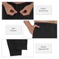thumbnail image 6 of DENTOYOU 4-Pack Mens Sweatpants with Pockets Gym Joggers - Athletic Pants for Workout Casual black/Navy/Dark Heather Grey/Heather Grey XXL, 6 of 8