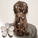 thumbnail image 1 of Pinza pequeña para el cabello con diseño de flor lateral, mini pinza para el cabello con temperamento y agarre, 1 of 5
