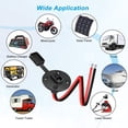 thumbnail image 4 of 2Pc 33cm 12Awg Sae Connector Quickdisconnect Wire Harness Panel Mount Powercable, 4 of 7
