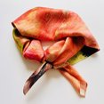 thumbnail image 1 of Pure Silk Scarf Painting Sunset, 1 of 9