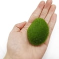 thumbnail image 3 of RONYOUNG 30 piedras artificiales de musgo de 3 tamaños, piedras cubiertas de musgo verde sintético, bolas de musgo verde, decoración decorativa de musgo falso para jardines de hadas, arreglos florales, 3 of 4