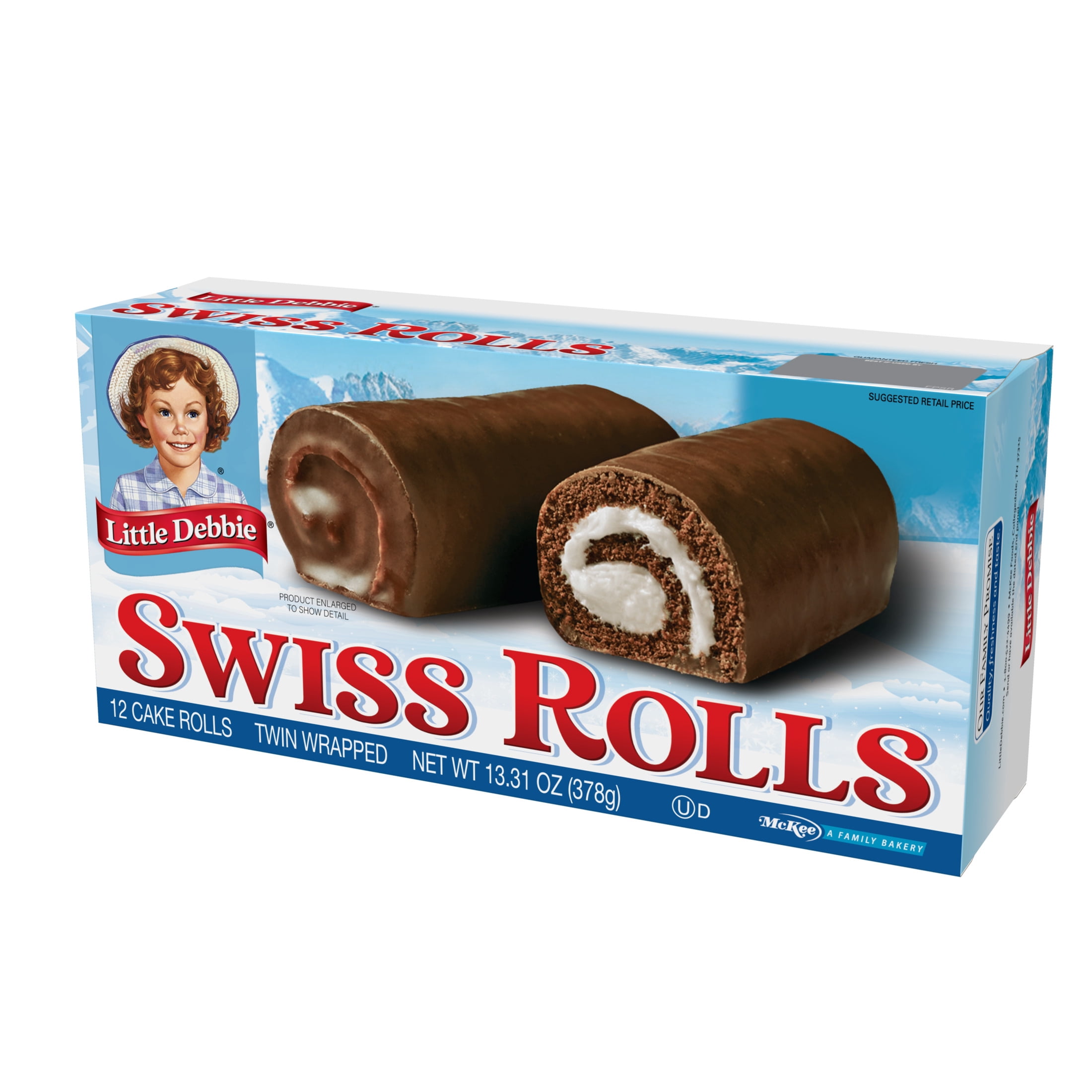 Snack Cakes, Little Debbie Family Pack Swiss Cake Rolls