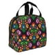 thumbnail image 2 of Easygdp Traditional Floral Polish Bolsa Térmica Premium - Tela Oxford Impermeable, Gran Capacidad, Bolsillo Frontal, Unisex para Trabajo, Escuela, Actividades al Aire Libre y Picnics, 2 of 8