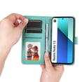 thumbnail image 4 of Funda tipo cartera GANGXUN para Xiaomi Redmi Note 13 4G , diseño girasol, cuero PU, soporte, cierre magnético, tarjetero, 4 of 5