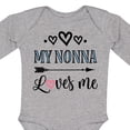 thumbnail image 4 of Inktastic My Nonna Loves Me Girls Girls Long Sleeve Baby Bodysuit, 4 of 5