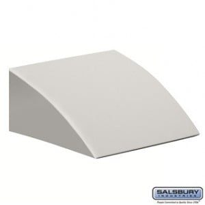 UPC: 0820996445353 | Salsbury Industries 99951 Sloping Hood for Plastic Locker – 1 Wide – Dark Gray