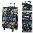 thumbnail image 5 of Pioneer Flower Floral Print Pattern Luggage Cover Fashion Suitcase Cover Baggage Covers Fit 25-28 Inch Luggage (Go Travel), 5 of 5