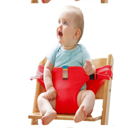 Silla de comedor plegable de seguridad para bebés con asiento portátil para niños Cinturón de comedor BB para bebés