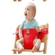 thumbnail image 1 of Silla de comedor plegable de seguridad para bebés con asiento portátil para niños Cinturón de comedor BB para bebés, 1 of 6