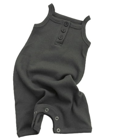 

PEACNNG Newborn Romper Cotton Infant Body Sleeveless Baby Jumpsuit Summer baby jumpsuit baby romper bag fart clothing