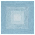 thumbnail image 6 of SAFAVIEH Braided Evangeline Bordered Machine Washable Reversible Area Rug, Aqua, 7' x 7' Round, 6 of 10