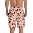 thumbnail image 3 of Kdxio Dachshund Couple Print Mens Sleep Shorts Bottoms Soft Comfy Pajama Wear Pants with Drawstring Pockets, 3 of 7