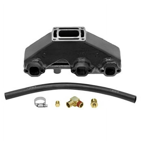 Exhaust Manifold Barr OMC/Volvo 4.3L V6 w/Center Riser 1993-UpPro #: 38576 X-Ref #: 385765651480