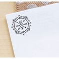 thumbnail image 3 of Printtoo Self Inking Round Custom Save The Date Rubber Stamp Arrow Design Personalized Stamper Gift Idea, 3 of 6