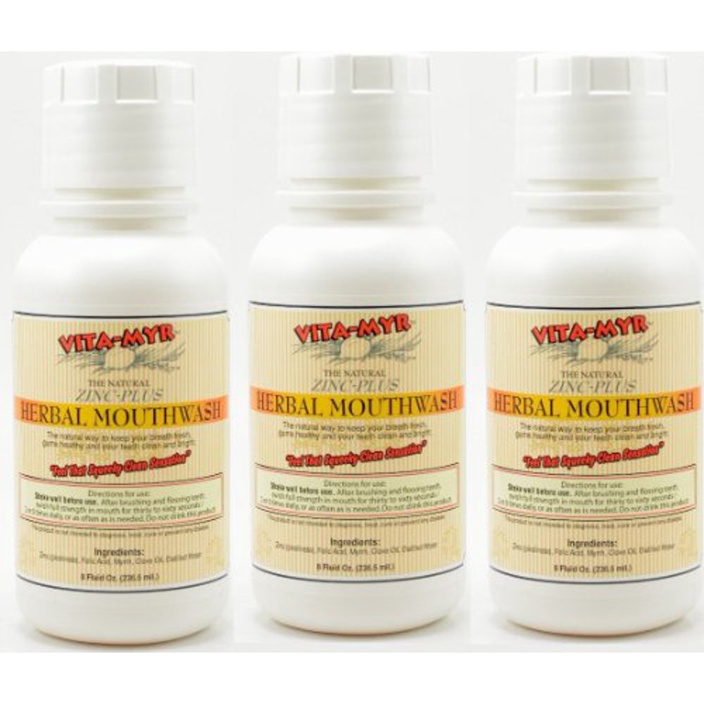 3 Pack VITAMYR 8 Oz Safe & Effective Herbal ZincPlus All Natural