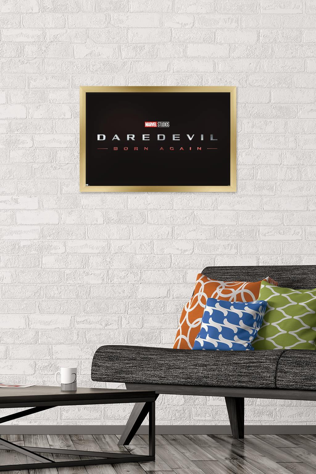 Marvel Daredevil: Born Again - Logo Wall Poster, 14.725" x 22.375" Framed