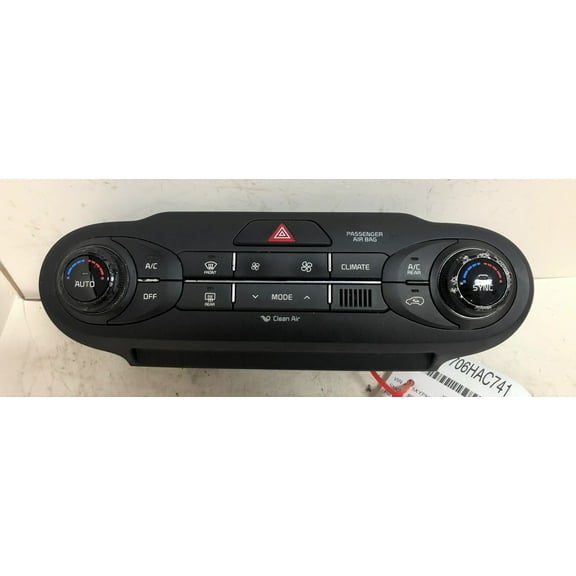 Pre-Owned 17-18 Kia Sorento Heater AC Temperature Climate Control w/ Rear AC OEM LKQ (Good)