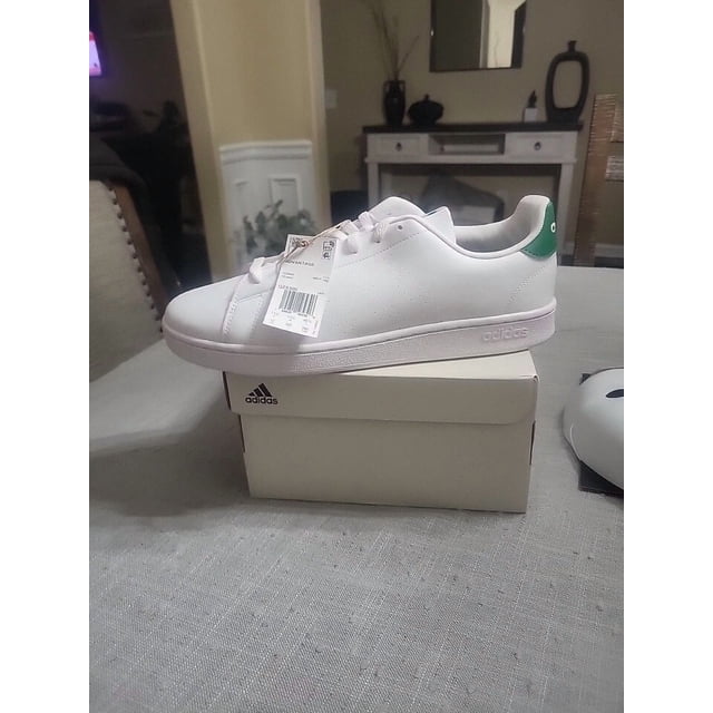 Ad-id-as Cloudfoam Advantage White Green Shoes Sneakers GZ5300 Men’s Size 12