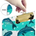 thumbnail image 4 of Coolnut Dolphin Clipboard, Acrylic Standard A4 Letter Size Clip Board with Low Profile Clip for Office, Classroom, Doctor, Nurse and Teacher, 12.5"x9", 4 of 7